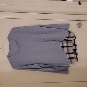 Lightweight cotton long sleeve t-shirt